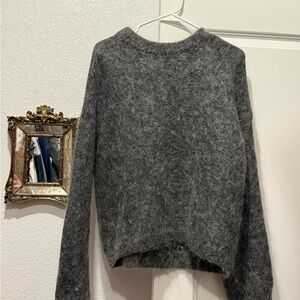 H&M Mohair Wool Gray Women's Sweater